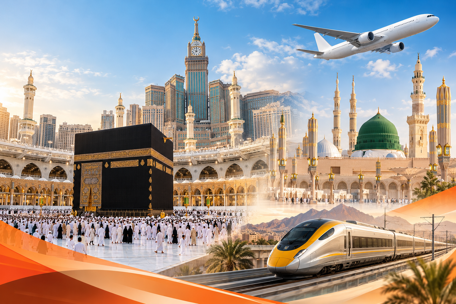 Kolaj Makkah, Madinah dan perjalanan ke Tanah Suci